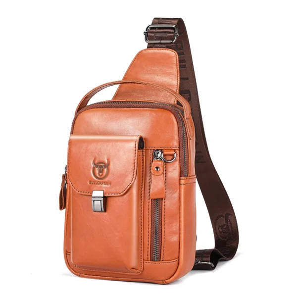 Bolsa Masculina BULLCAPTAIN em Couro Legítimo – Segurança, Estilo e Praticidade - Image 8