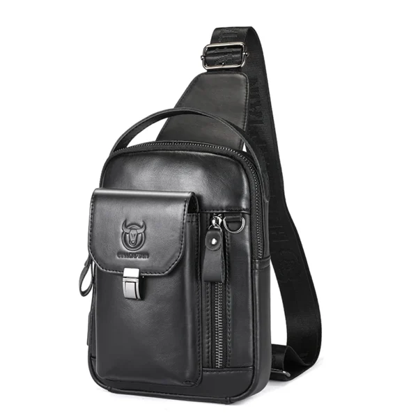 Bolsa Masculina BULLCAPTAIN em Couro Legítimo – Segurança, Estilo e Praticidade - Image 7