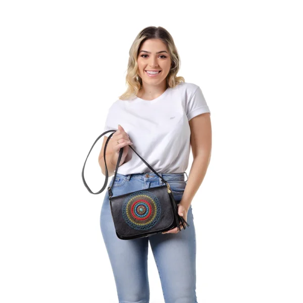 Bolsa Feminina Pequena Preta Alice Monteiro – Elegância e Charme em Cada Detalhe! - Image 3