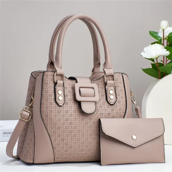 Bolsa Feminina Urban Classic Tote + Carteira – Sofisticação e Praticidade para o Seu Dia a Dia - Image 3