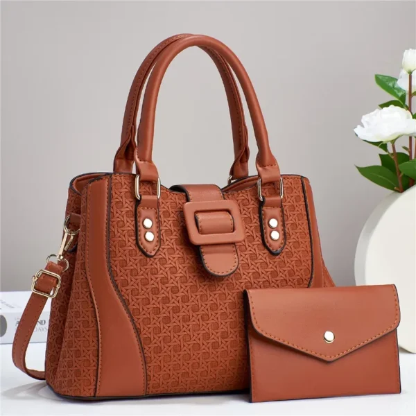 Bolsa Feminina Urban Classic Tote + Carteira – Sofisticação e Praticidade para o Seu Dia a Dia